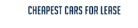 Cheapest Cars For Lease