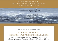 Oxnard SOS Apostille + Translation Services Apostillas Oxnard